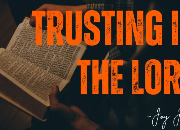 Trusting In The Lord ~ Joy Javan
