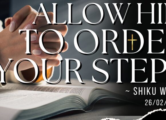 Allow Him To Order Your Steps ~ Shiku Waini