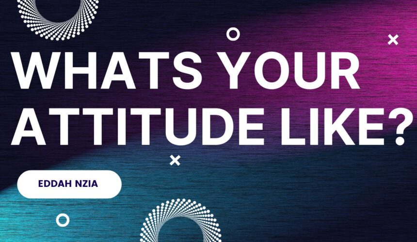 What`s Your Attitude Like? ~ Eddah Nzia