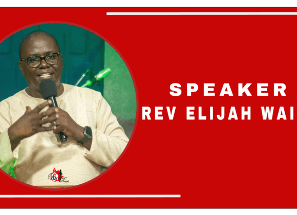 Priotizing Prayer ~ Rev Elijah Waini