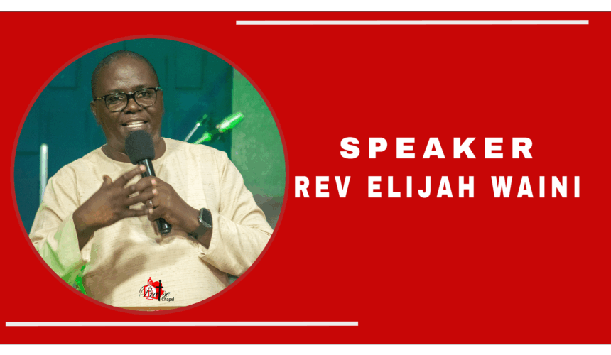 Priotizing Prayer ~ Rev Elijah Waini