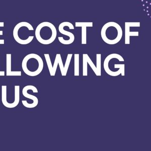 The Cost Of Following Jesus ~ Eddah Nziaa