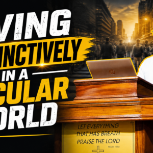 Living Distitinclively In A Secular World ~ Bro Joel Mbuvi